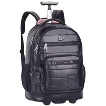 Mochila de Rodinhas Escolar Meninas Material Reforçado Alça Retrátil Compartimento Notebook Espaçoso Infantil