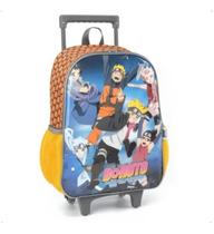 Mochila De Rodinhas Escolar Menino Boruto Naruto Luxcel