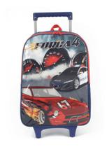 Mochila De Rodinhas Escolar Menino Força 4 Motor Fire Luxcel