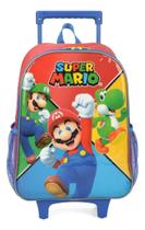 Mochila De Rodinhas Escolar Menino Super Mario Bros
