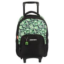 Mochila De Rodinhas Escolar Minecraft Camoterra Sestini