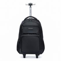 Mochila de Rodinhas Executiva Notebook Resistente Trabalho Faculdade Swicky Bolsa Carrinho
