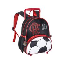 Mochila de Rodinhas Flamengo Creche Infantil Passeio