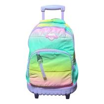 Mochila De Rodinhas G Infantil Matelassê Metalizado Upforyou Mochila De Rodinhas G Infantil Matelassê Metalizado Upforyou