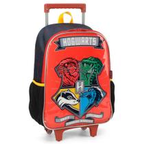 Mochila de Rodinhas Harry Potter Hogwarts Vermelho - Luxcel