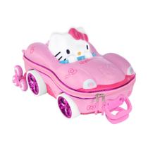 Mochila de Rodinhas Hello Kitty Carro Escolar Infantil 3D Mochila de Rodinhas Hello Kitty Carro Escolar Infantil 3D