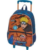 Mochila De Rodinhas Infantil Escolar Naruto Kurama Menino