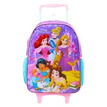 Mochila de Rodinhas Infantil Princesas Disney - Xeryus