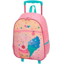 Mochila de rodinhas infantil sweet party pacific ref: 9104d01