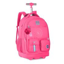 Mochila De Rodinhas Juvenil Rebecca Bonbon Moda Meninas Volta Aulas Chaveiro Pompom Viagens Passeios Mochila De Rodinhas Juvenil Rebecca Bonbon Moda Meninas Volta Aulas Chaveiro Pompom Viagens Passeios