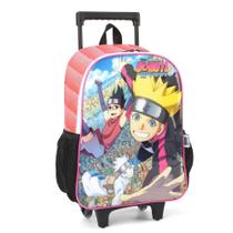 Mochila de Rodinhas Luxcel Boruto Vermelha