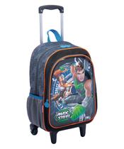 Mochila De Rodinhas Max Steel 19X 3D Alto Relevo