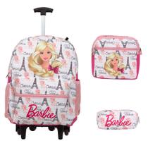 Mochila De Rodinhas Menina Escolar Barbie Passeio Tam G Mochila De Rodinhas Menina Escolar Barbie Passeio Tam G