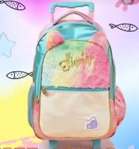Mochila de rodinhas menina Kit lancheira + mochila Mochila de rodinhas menina Kit lancheira + mochila