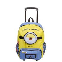 Mochila de Rodinhas Minions Infantil Escolar Unissex