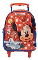 Mochila de rodinhas minnie g menina xerys 16