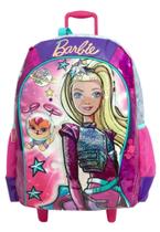 Mochila de Rodinhas Mochilete Barbie Aventura nas Estrelas Prata Ref. 064736-06 Sestini (SKU 12484)