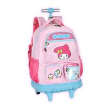 Mochila De Rodinhas My Melody Hello Kitty Meninas Infantil Mochila De Rodinhas My Melody Hello Kitty Meninas Infantil