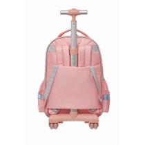 Mochila de Rodinhas Pacific Com Alça Pack Me Emily Rosa