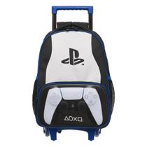 Mochila de Rodinhas Pacific Com Alça PlayStation Pulse Preto Mochila de Rodinhas Pacific Com Alça PlayStation Pulse Preto