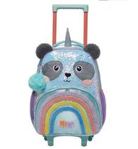 Mochila de Rodinhas Panda Colorido - Pacific Mochila de Rodinhas Panda Colorido - Pacific