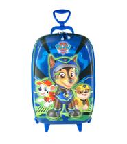 Mochila de Rodinhas Patrulha Canina 3D Infantil Chase Spy