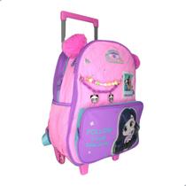 Mochila de Rodinhas Ravi Clio Luluca Rosa