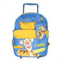 Mochila de Rodinhas Ravi Clio Tigrao Disney Azul