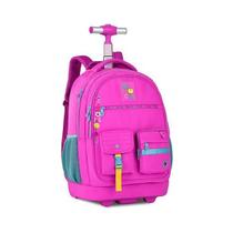 Mochila de Rodinhas Reforçada Oficial Luluca Clio LU24599
