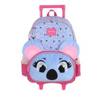 Mochila de Rodinhas Sem Alça Luxcel Up4You Coala Violeta Mochila de Rodinhas Sem Alça Luxcel Up4You Coala Violeta