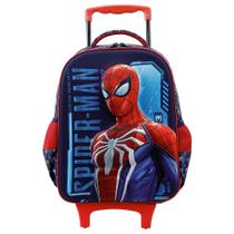 Mochila de Rodinhas Sem Alça Xeryus 16 Spider Man SE Azul