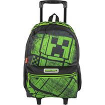 Mochila de Rodinhas Sestini G Minecraft M Plus Acid Colorido Mochila de Rodinhas Sestini G Minecraft M Plus Acid Colorido