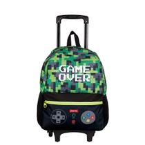 Mochila de Rodinhas Sestini Game Plus Verde Mochila de Rodinhas Sestini Game Plus Verde