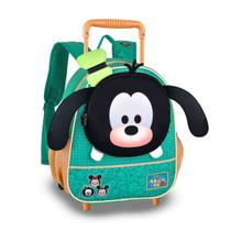 Mochila de Rodinhas Tsum Tsum - Pluto - Disney Escolar Infantil Creche Mickey - Clio