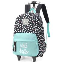 Mochila De Rodinhas Well Hello Juvenil Up4You - Luxcel Mochila De Rodinhas Well Hello Juvenil Up4You - Luxcel