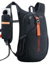 Mochila de Senderismo FIORETTO 10L para Hombre y Mujer en Negro