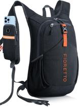Mochila de Senderismo FIORETTO 20L para Mujer y Hombre Negra 48x30x16 cm