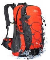 Mochila de senderismo INOXTO ligera 35L/40L con funda impermeable naranja Mochila de senderismo INOXTO ligera 35L/40L con funda impermeable naranja
