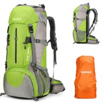 Mochila de Senderismo King'sGuard 70L Impermeable para Camping Verde