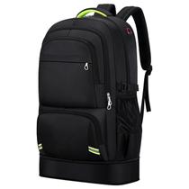 Mochila de Senderismo Nayubo Impermeable 65L para Hombre Negra