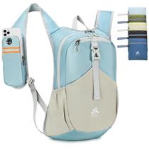 Mochila de Senderismo UtiaMiaoGonGo 15L Ligera y Plegable Azul