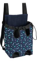 Mochila De Transporte P/ Cães - 4 Patas - Azul