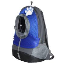 Mochila de Transporte Para Pet Com Tecido Respirável - Azul