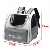 Mochila de Transporte Pet Premium - Visor Transparente e Abertura Frontal - Mochila de Transporte Pet Premium - Visor Transparente e Abertura Frontal -