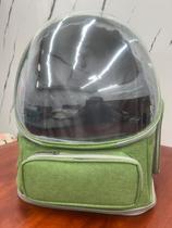 Mochila de Transporte Pet Visão Panorâmica - Dobrável com Bolsos Extras -