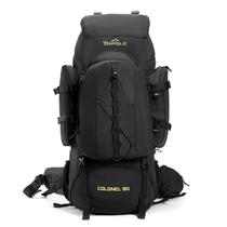 Mochila de trekking e caminhada Tripole Colonel 80L com pacote diurno Mochila de trekking e caminhada Tripole Colonel 80L com pacote diurno