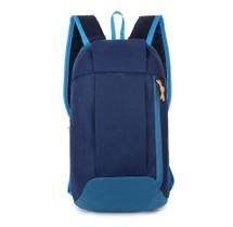Mochila de Trilha 10L Impermeável PatchWork Camping Viagem - Azul.