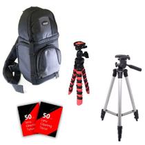 Mochila de tripé de +50 polegadas para Nikon D7200 D5600 e todas as Nikon DSLRs