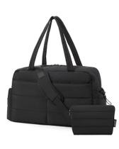 Mochila de Viagem BAGSMART 31L - Tote Puffer Preta para Mulheres