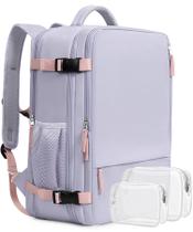 Mochila de viagem Beraliy para mulheres de 17,3 polegadas com bolso para laptop